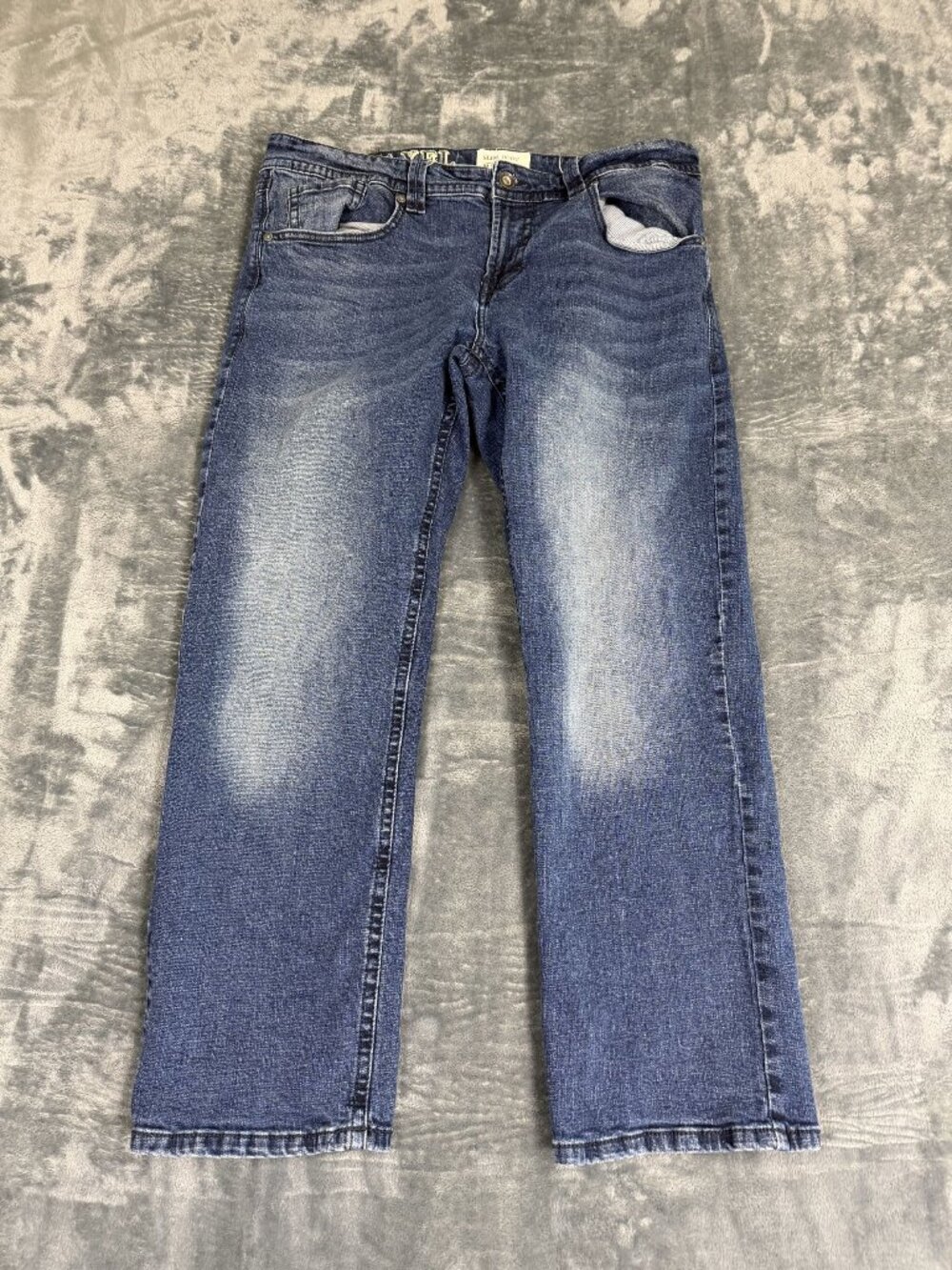 TK Axel Slim Boot Blue Denim Jeans W36 L30